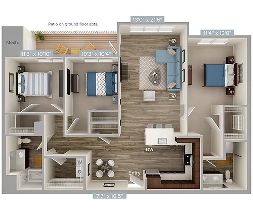 Floor plan C2-1431