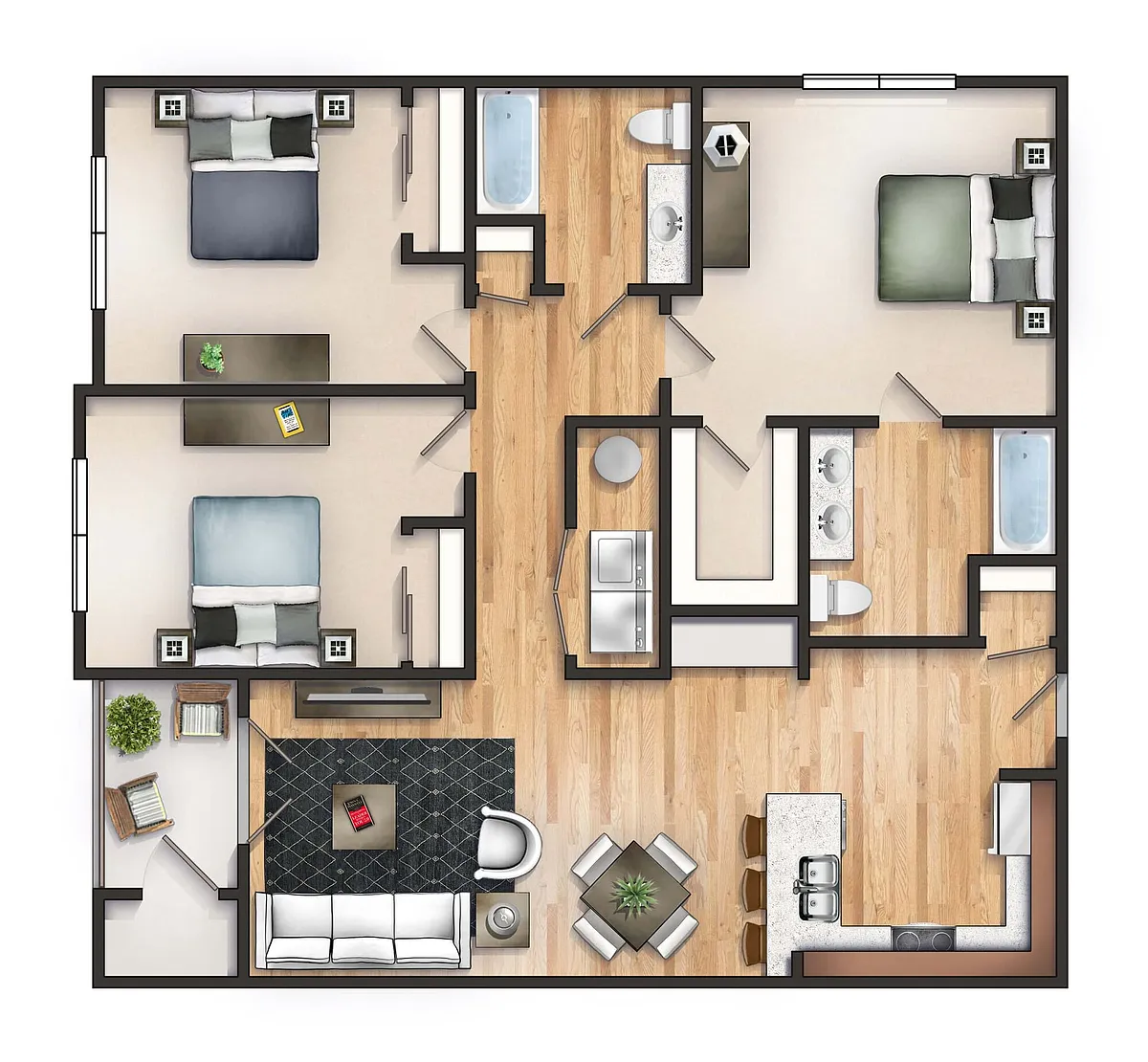Floor plan The Lindley