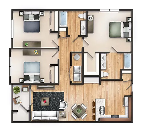 Floor plan The Lindley