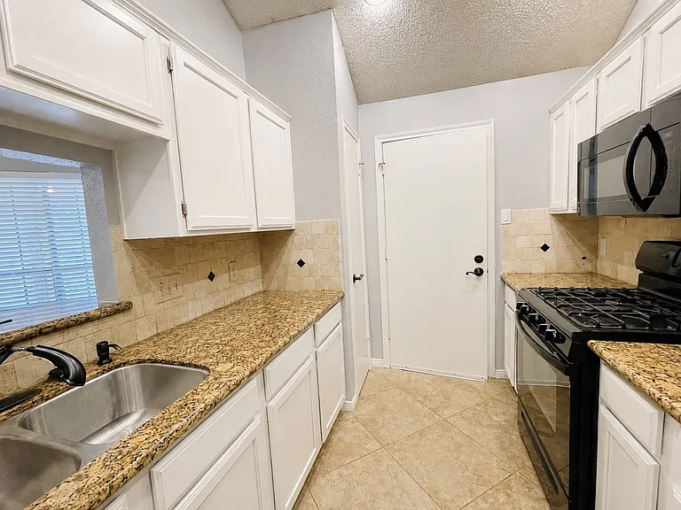 bright kitchen corridor