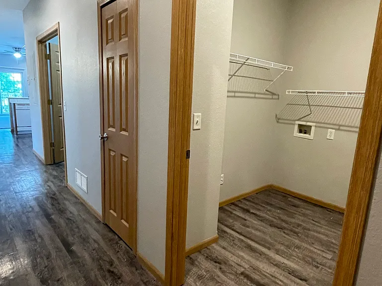 Standard-Style Layout Laundry Room and Hallway