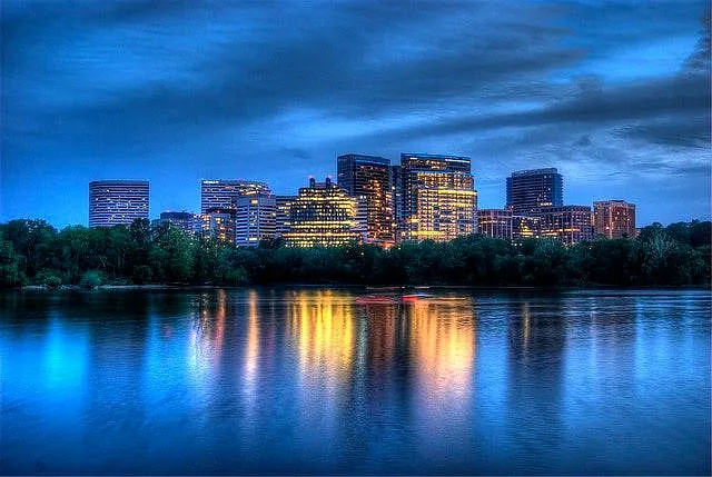 Rosslyn, seen from D.C. side