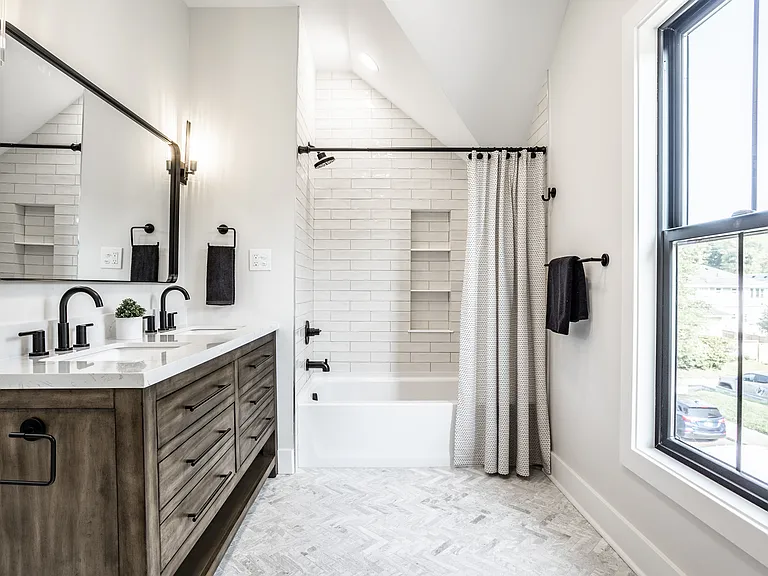 second floor full bath