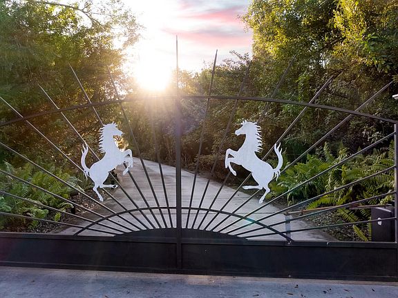 Private gated entrance off of Palomino Lane