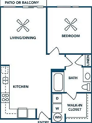 1 Bedroom | 1 Bath | 656 SF 1 Bedroom | 1 Bath | 656 SF