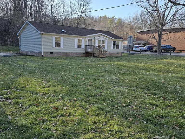 Front/side view of home