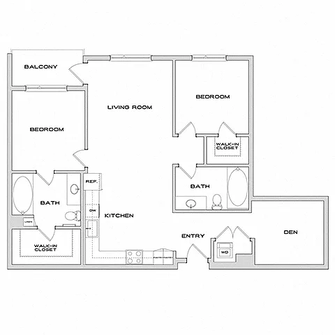 Floor plan B7+Den