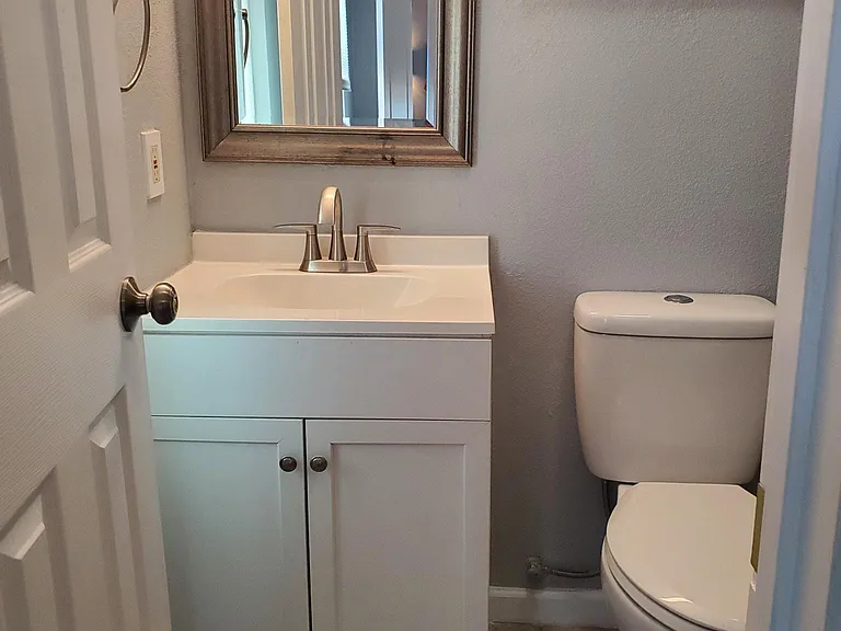 Renovated, new spa bathroom.