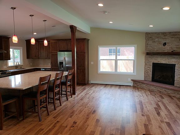 Kitchen/Living Room looking West towards N. Table Mtn.