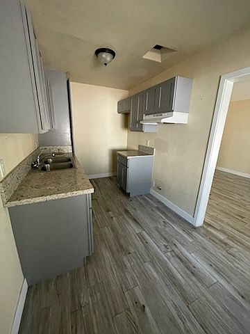 Kitchen, Stove and Refrigerator not included