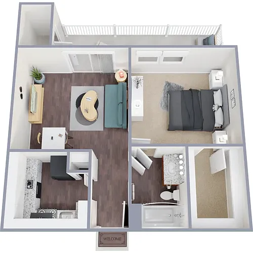 Floor plan The Tides Upgraded