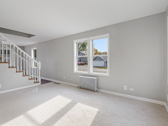Nice light and bright design.  New carpet.