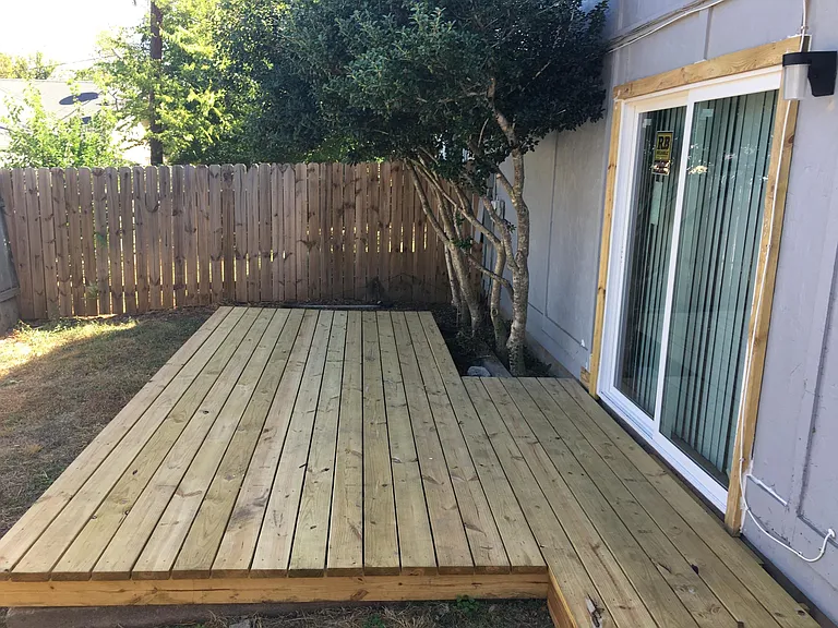 Did you notice the new deck?