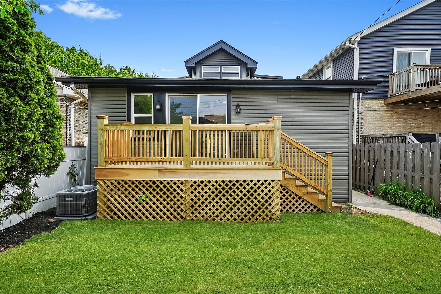 Spacious family home with kitchen and living area