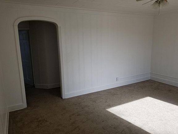 View of the living room from the front entrance
