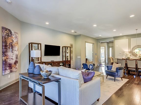 Great room adjacent to the kitchen