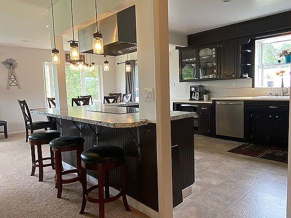 Open concept kitchen 