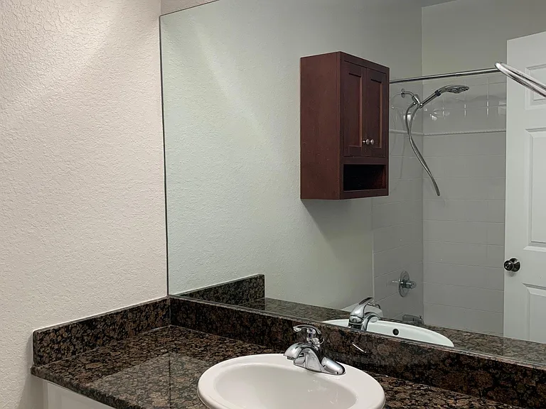 Upstairs full bath with tub and shower