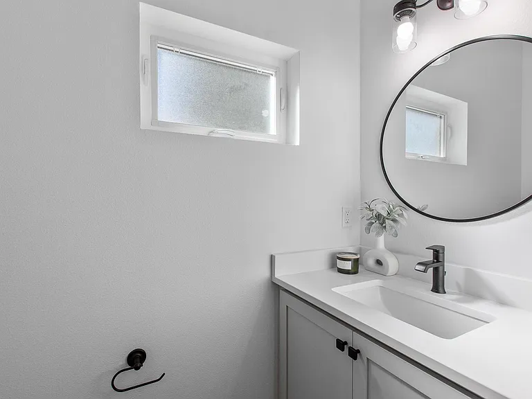 Downstairs bathroom.