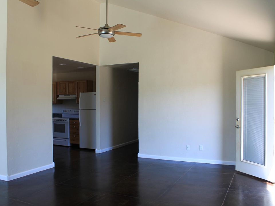 living room open to kitchen