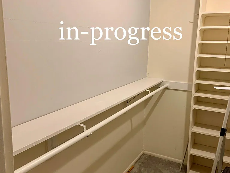 Huge walk in closet, and three additional closets for maximum storage!