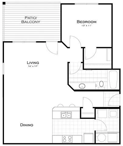 Floor plan Marquette/Flat