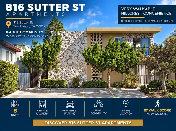 816 Sutter St, 816 Sutter St APT B, San Diego, CA 92103