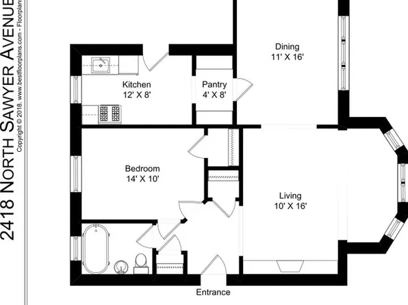 2422 N Sawyer Ave #2418-2W, Chicago, IL 60647