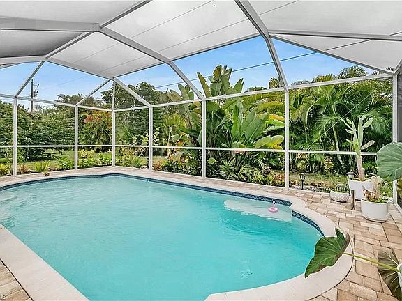 Caged pool