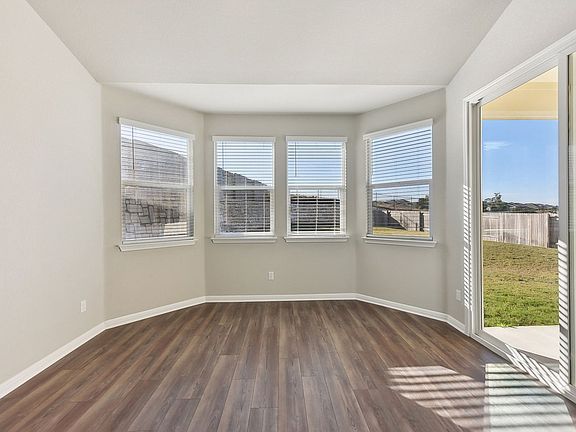 Bring family and friends together for dinner in the dining room.