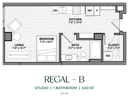 Floor plan Regal - B