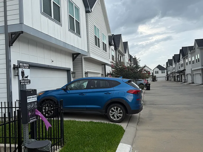 View of gated community