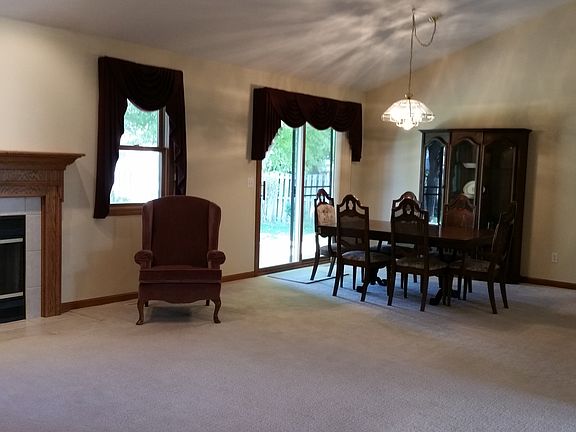 Open living room/dining room