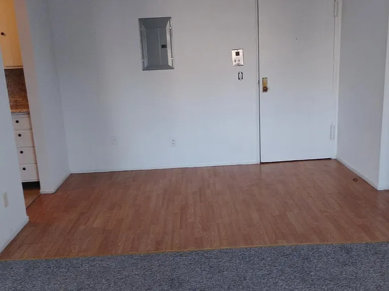 Entry and dining area to unit
