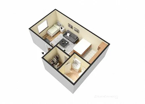 Floor plan Studio