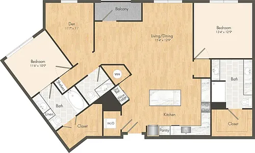 Floor plan B22D