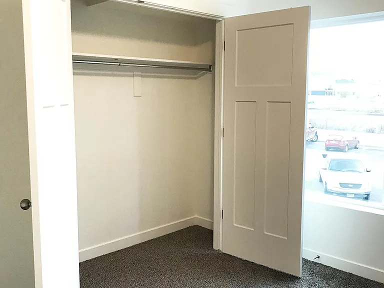 Closets in other bedrooms are large French door closet. Thum