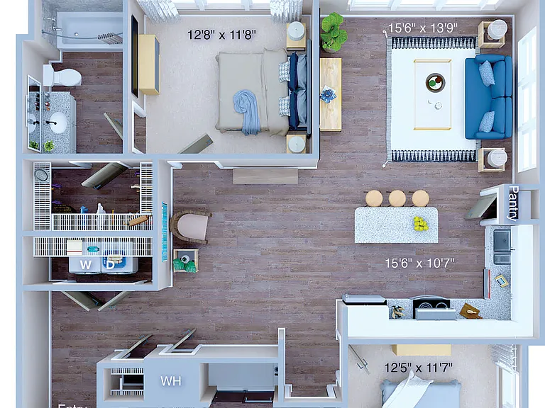 B4 floor plan 810 Ninth