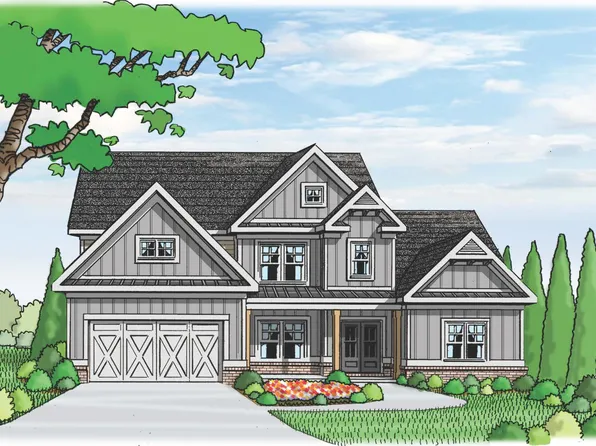 (GA)The Kirkland | Front Entry Plan, Spring Creek