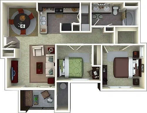 Floor plan 2X1A