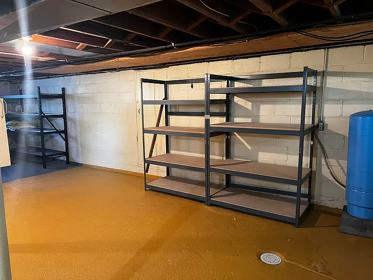 Basement storage