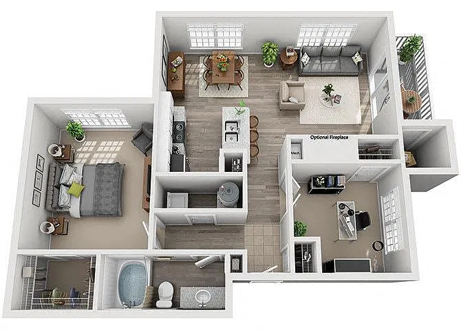 Floor plan B7