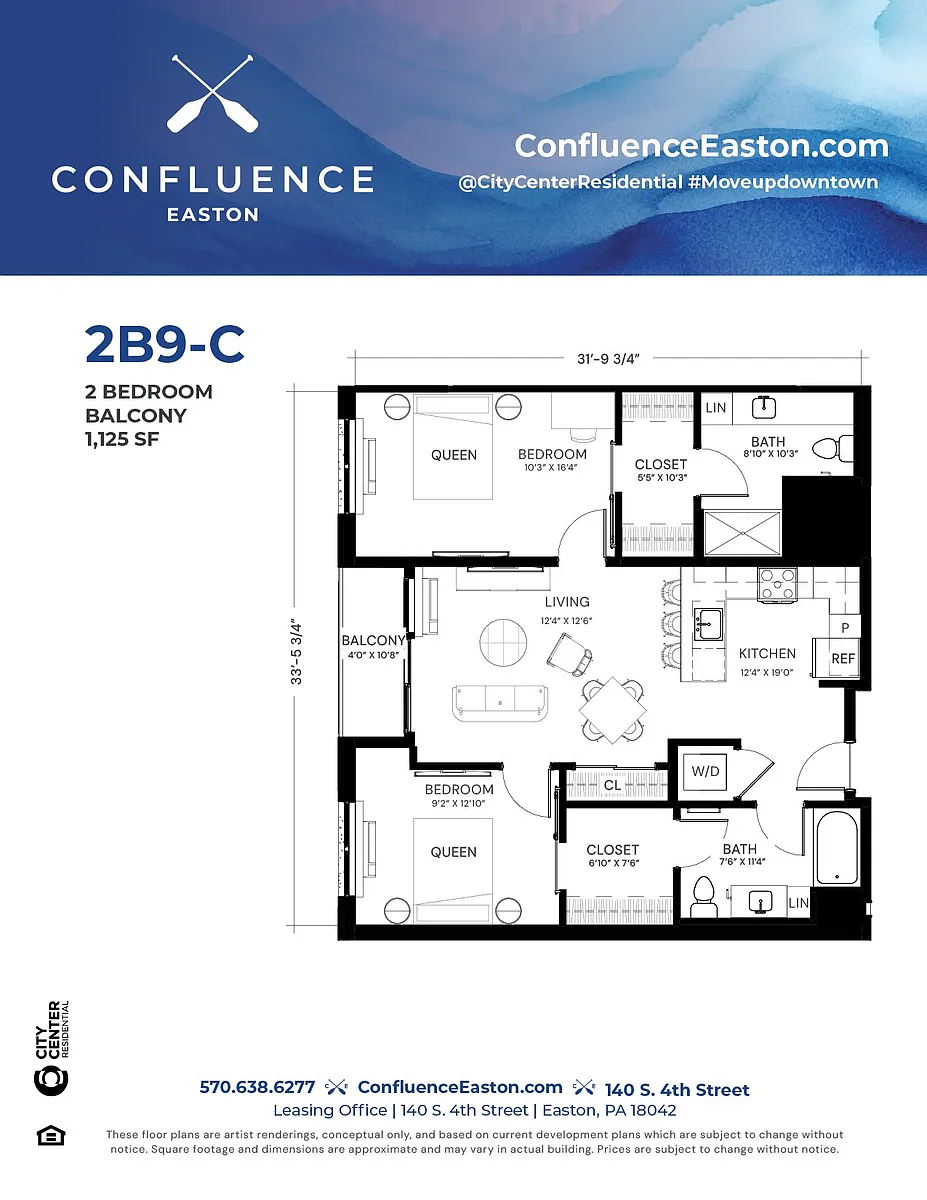 Floor plan 2B9-C