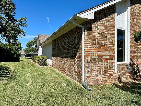 South side of house