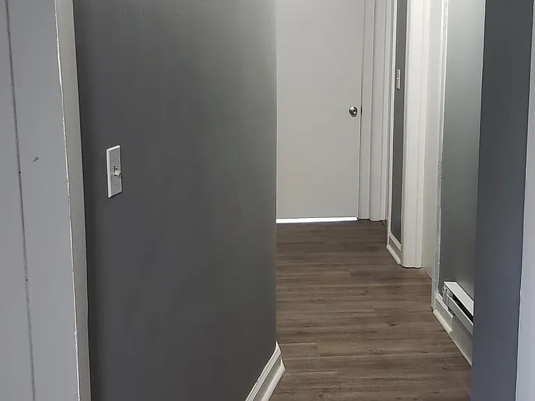 Hallway from kitchen.
