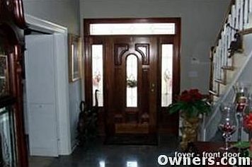inside view front door, marble floors