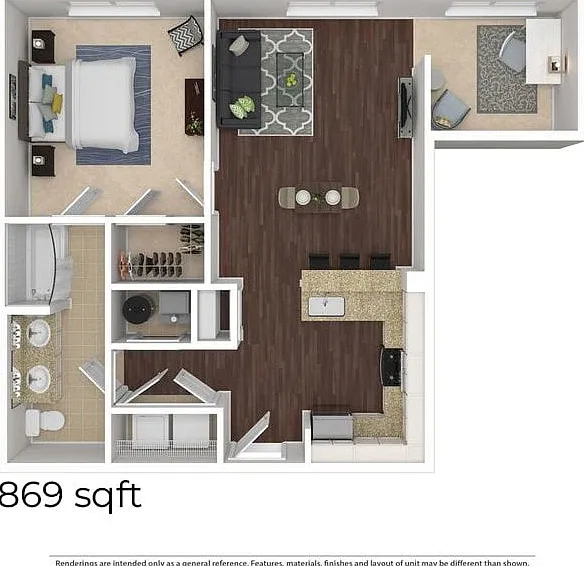Athens 1BD 1Bath 869sqft Athens 1BD 1Bath 869sqft