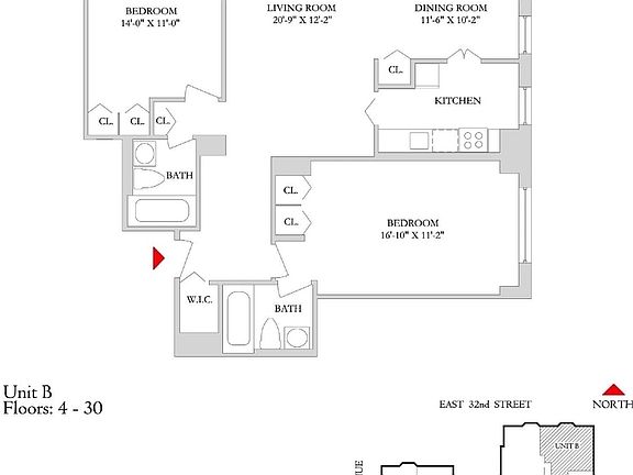 2nd image of 151-155 E 31st St #E4b