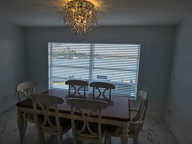 Dining Area with water views