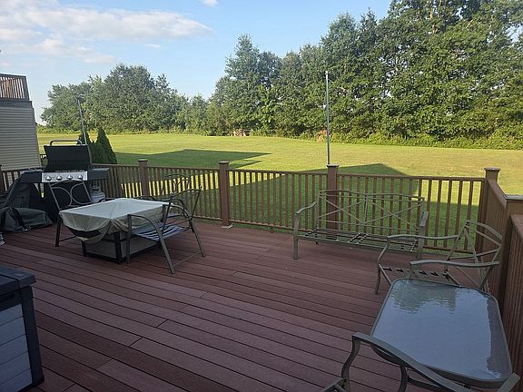 Large composite deck